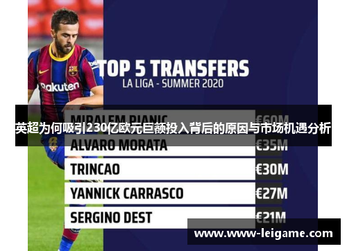英超为何吸引230亿欧元巨额投入背后的原因与市场机遇分析 英超为何吸引230亿欧元巨额投入背后的原因与市场机遇分析