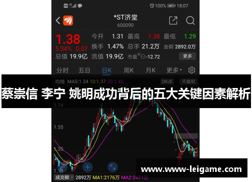 蔡崇信 李宁 姚明成功背后的五大关键因素解析